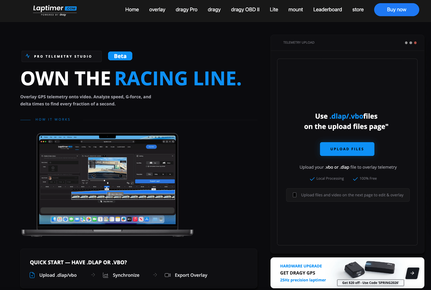 Laptimer Official Website
